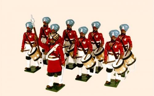 Tradition of London - set N° 076 - The Drums 45th Rattray's Sikhs Painted - EN STOCK