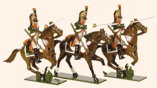 Tradition of London - set N° 712 -  French Line Dragoons 1812, Painted - disponible sur commande