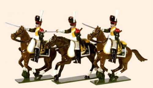 Tradition of London - set N° 714 - French Line Dragoons Elite Company 1812, Painted - disponible sur commande