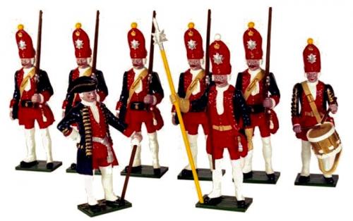 Tradition of London - set N° PG1 - Potsdam Giant Grenadiers, Painted - EN STOCK