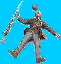 U27 - Dead. 54mm Union infantry (unpainted kit) - EN STOCK