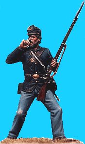 U36 - Union infantry biting cartridge. 54mm Union infantry (unpainted kit) - EN STOCK