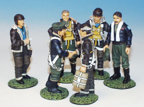 USF2 - Air Wars 1939-1945 - U.S. Mitchell crew 6 pcs 