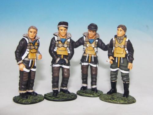 USF4 - Air Wars 1939-1945 - U.S. Four Pilots 4 pcs 