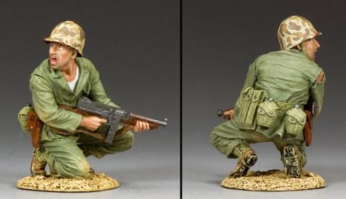 USMC013 - Marine Officer with Tommy Gun