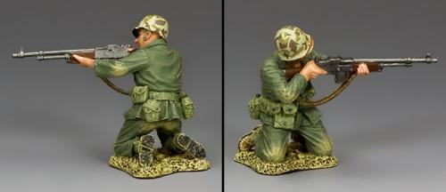 USMC028 - US Kneeling B.A.R. Gunner 