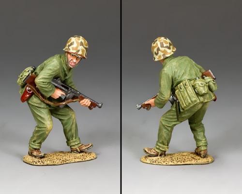 USMC035 - Crouching Tommy-Gunner