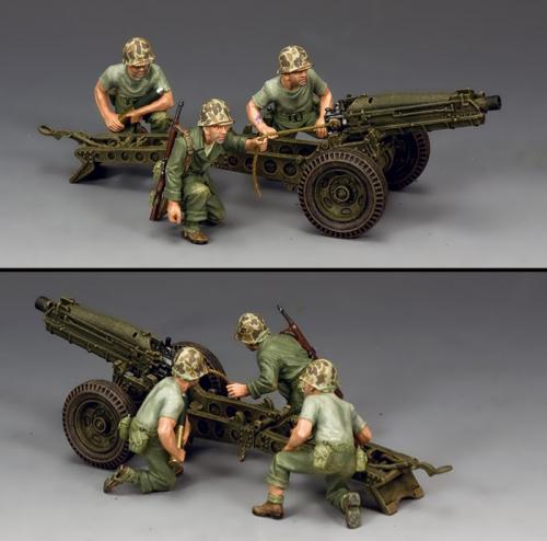 USMC041 - USMC 75mm Pack Howitzer and Care 