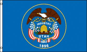 Utah Flag - Drapeau de l'état américain de l'UTAH - EN STOCK