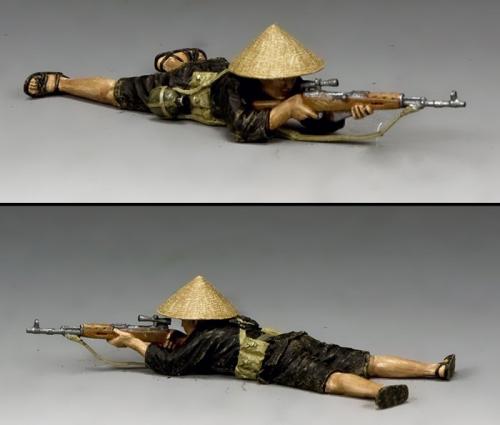 VN019 - Lying Prone Viet Cong Sniper