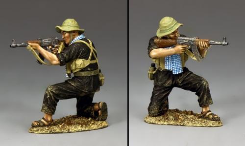 VN021 - Viet Cong Kneeling Firing AK47