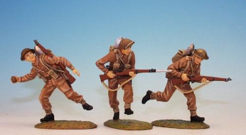 WBI2 - British Army '44, Three infantrymen, set 2