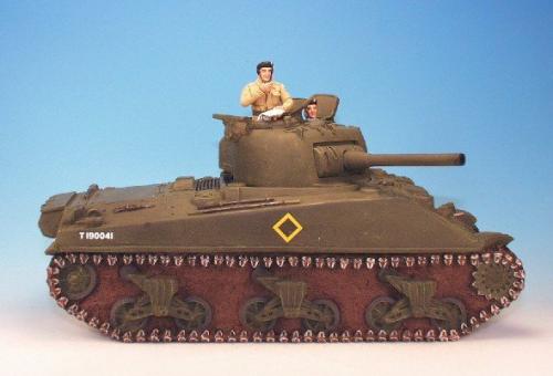WBT4 - British Army '44, Sherman tank with two crew men
