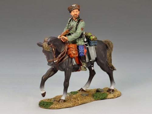 WS146 - Mounted Cossack Holding Rifle (Looking Left)