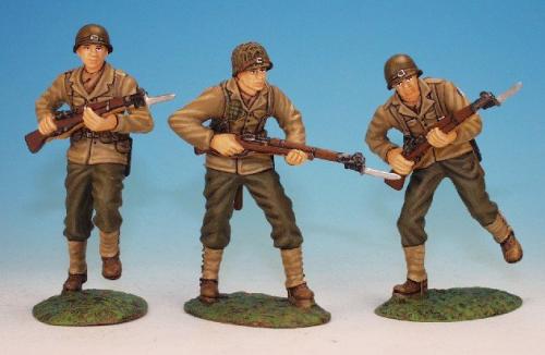WUSI2 - United States Army '44, Three infantrymen, set 2