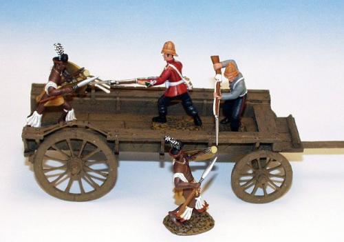 WZW.1 - Wagon, 2 Zulu and 2 24th Foot fighting