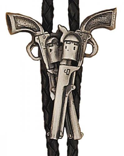 Bolo Tie BT-45 Crossed Guns - EN STOCK