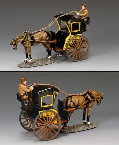 WoD058-1 - Hansom Cab (Yellow)