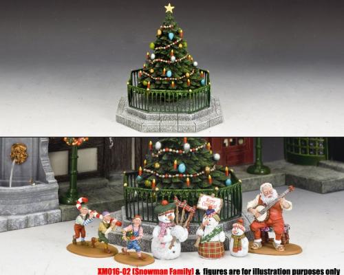 XM016-03 - Dickens Village Christmas Tree
