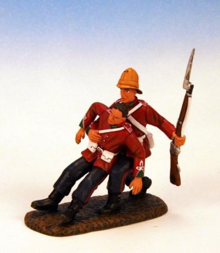 ZWH.5 - Hand to hand combat, Wounded 24th Foot being helped by comrade